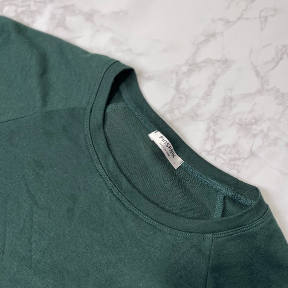 Womens Long Sleeve Cropped Workout Top - Picture 8 of 8